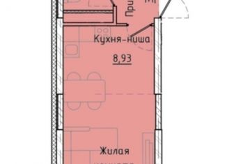 Продам квартиру студию, 33.8 м2, Екатеринбург, Машинная улица, 1Г, ЖК Клевер Парк