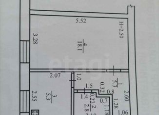 Продаю однокомнатную квартиру, 31.5 м2, село Октябрьское