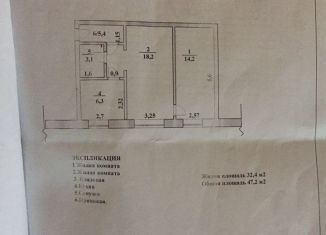 Продаю 2-комнатную квартиру, 47.2 м2, поселок Красный Строитель, 1-й микрорайон