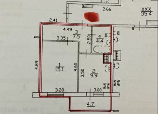 Аренда однокомнатной квартиры, 36.9 м2, Санкт-Петербург, Гжатская улица, 22к1, ЖК Орбита