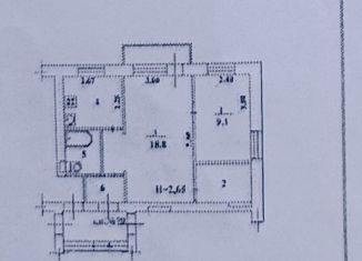 Продается 2-комнатная квартира, 43.6 м2, Волгоград, улица Германа Титова, 30, Краснооктябрьский район