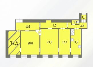 Аренда комнаты, 12.5 м2, Санкт-Петербург, Тамбовская улица, 91, муниципальный округ Волковское