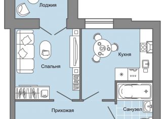 Продаю 1-ком. квартиру, 36 м2, село Первомайский, улица Строителя Николая Шишкина, 11к1