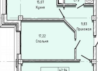 Продажа 2-ком. квартиры, 74 м2, Нальчик, Московская улица, район Предгорный