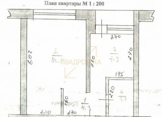 Продается 1-комнатная квартира, 36.2 м2, рабочий посёлок Чик, улица Ленина, 27