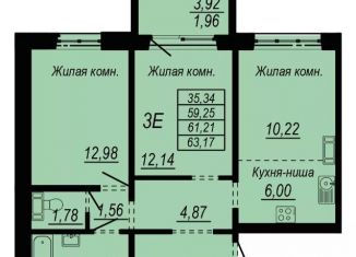1-ком. квартира на продажу, 35.4 м2, Комсомольск-на-Амуре