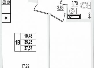 Продажа 1-комнатной квартиры, 37.6 м2, Псков, улица Крестки, 9