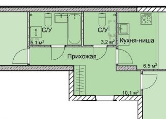 Продается 2-ком. квартира, 72.1 м2, Нижний Новгород