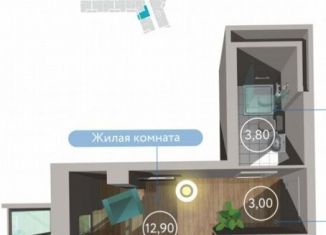 Продается квартира студия, 26 м2, Ростов-на-Дону, проспект Шолохова, 211/1с3, ЖК Верхний Вест-Сайд