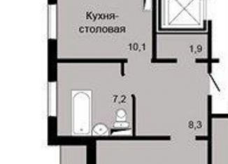 Продажа 1-комнатной квартиры, 51.8 м2, Красноярск, Апрельская улица, 5А