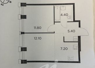 Продается 2-комнатная квартира, 40.7 м2, Москва, станция Балтийская