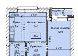 Продажа однокомнатной квартиры, 35.3 м2, Алтайский край