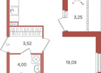 Продается квартира студия, 28.2 м2, Сертолово, ЖК Новое Сертолово