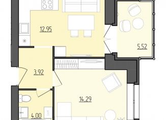 Продам однокомнатную квартиру, 37.9 м2, Ярославль, улица Лескова, 19