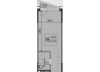 Продаю 1-ком. квартиру, 23 м2, Одинцово, улица Чистяковой, 8с2