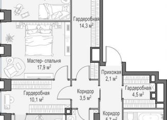 Продам 4-ком. квартиру, 165.2 м2, Москва, метро Беговая