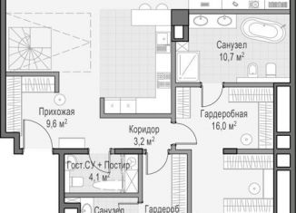 Продаю 2-ком. квартиру, 166.9 м2, Москва, метро Третьяковская