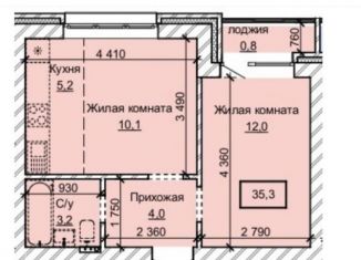 Продается 2-комнатная квартира, 35.3 м2, Алтайский край