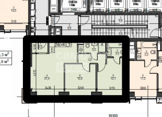 Продам 2-ком. квартиру, 56 м2, Москва, жилой комплекс Вэйв, 1, ЮАО