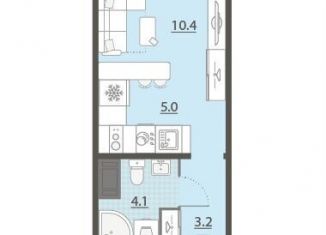 Продажа квартиры студии, 22.7 м2, Екатеринбург, метро Чкаловская, улица Архитектора Белянкина