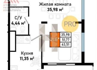 Продам 1-ком. квартиру, 63.5 м2, посёлок городского типа Черноморское, Евпаторийская улица