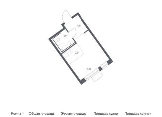 Продам квартиру студию, 22.3 м2, Москва, жилой комплекс Молжаниново, к6