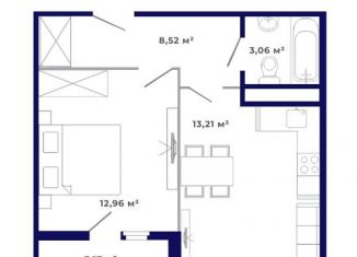 Продается однокомнатная квартира, 40.9 м2, Иркутская область