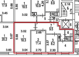 Продажа 3-комнатной квартиры, 56.7 м2, Москва, Уральская улица, 12/21, район Гольяново