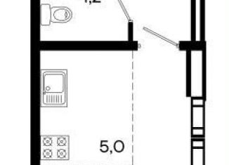 Продается квартира студия, 34.9 м2, Крым, Севастопольская улица, 41