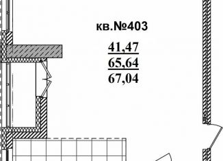 Продажа квартиры студии, 67 м2, Новосибирск, Садовая улица, 17