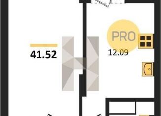 Продаю однокомнатную квартиру, 41.5 м2, Воронеж, улица Антонова-Овсеенко, 35С, Коминтерновский район