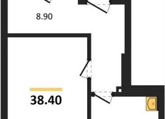 Продаю однокомнатную квартиру, 38.4 м2, Новосибирская область, улица Столетова