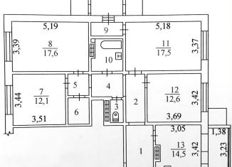 Продается четырехкомнатная квартира, 103.8 м2, Саха (Якутия), проспект Дружбы Народов, 19/1