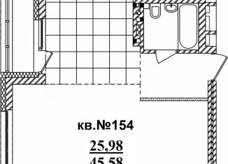 Продается квартира студия, 47 м2, Новосибирская область, Садовая улица, 17