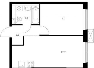 Продажа 1-комнатной квартиры, 36.6 м2, Санкт-Петербург