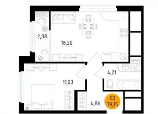 Продаю однокомнатную квартиру, 39.2 м2, Рязань, Железнодорожный район