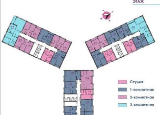 Продам 1-ком. квартиру, 33 м2, Астрахань, улица Бехтерева, 12/2, ЖК Атмосфера