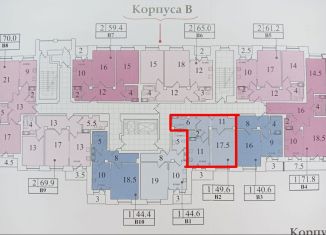 Продажа однокомнатной квартиры, 46.8 м2, Санкт-Петербург, проспект Металлистов, 116к1, метро Выборгская