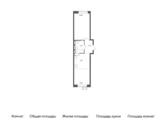 2-комнатная квартира на продажу, 42.9 м2, Москва, жилой комплекс Новое Внуково, к12