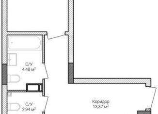 Двухкомнатная квартира на продажу, 69.4 м2, Нижний Новгород, метро Горьковская