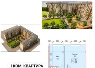 Продается 1-комнатная квартира, 55.6 м2, Нальчик, улица Шарданова, 48, ЖК Белые Паруса