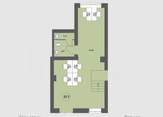 Продается помещение свободного назначения, 57 м2, деревня Хохряки, Муромская улица, 1А