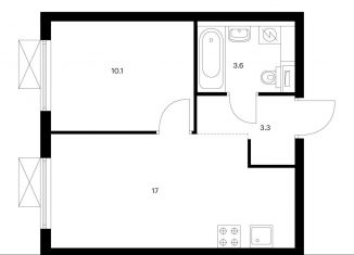 Продам 1-комнатную квартиру, 34 м2, Московская область, жилой комплекс Восточное Бутово, 41