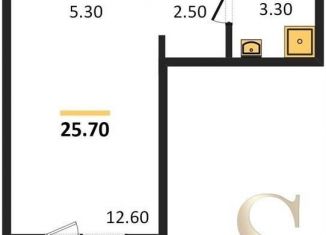 Продаю 1-комнатную квартиру, 25.7 м2, Новосибирск, ЖК Азимут