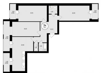 3-комнатная квартира на продажу, 118.1 м2, Самарская область