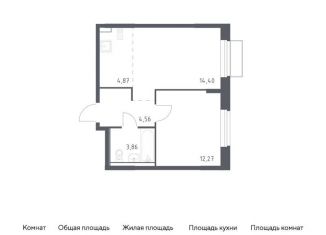Продается однокомнатная квартира, 40 м2, поселение Филимонковское, жилой комплекс Квартал Марьино, к1