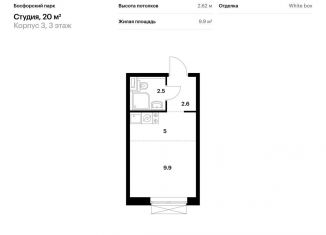 Продается квартира студия, 20 м2, Владивосток, жилой комплекс Босфорский Парк, 1А, Первомайский район