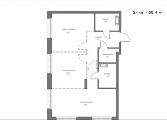 Продается 2-ком. квартира, 67.9 м2, Пензенская область