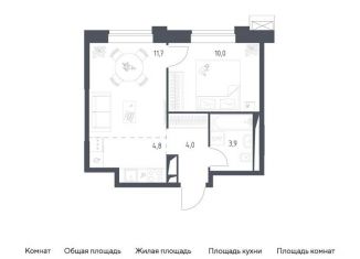 Продаю двухкомнатную квартиру, 34.4 м2, Москва, Можайский район
