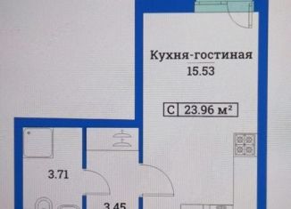 Продажа квартиры студии, 24 м2, Мурино, ЖК Урбанист, Ручьёвский проспект, 6